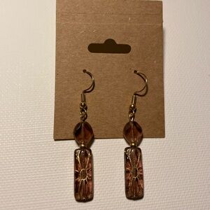 Handmade Glass Bead Earrings